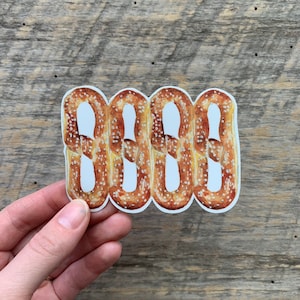 Philadelphia Soft Pretzels Vinyl Sticker