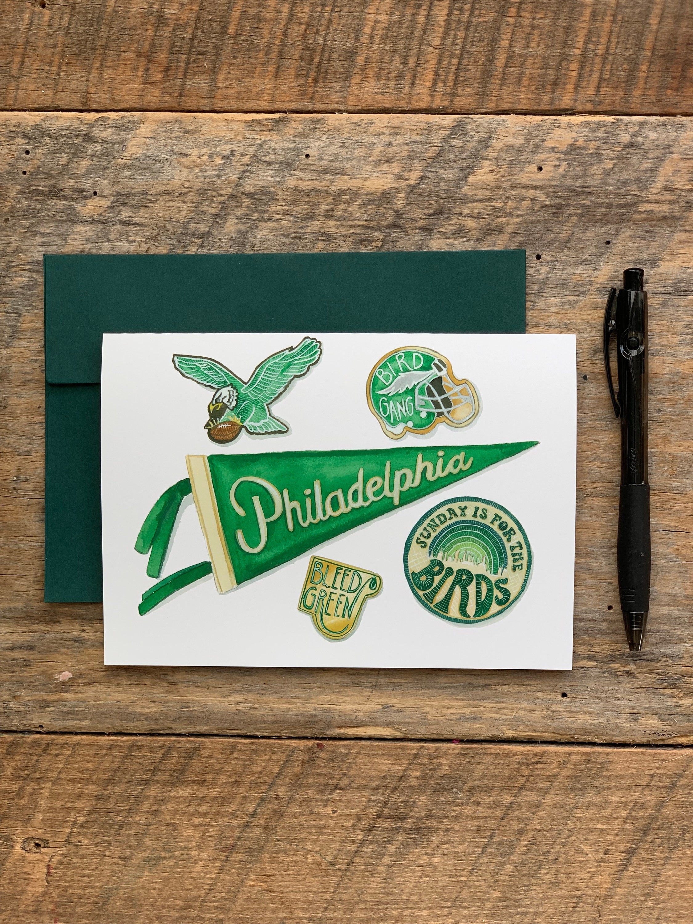 Philadelphia Eagles Birthday Card Printable