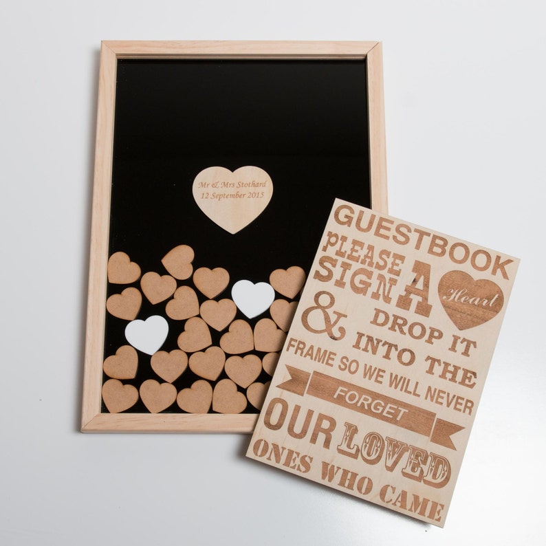Heart Drop Box Guest Book Alternative Wedding & Baby Etsy