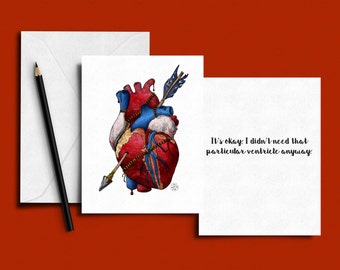 Heart Attack Valentine's Day / Love Card