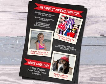 Year in Review Christmas Card