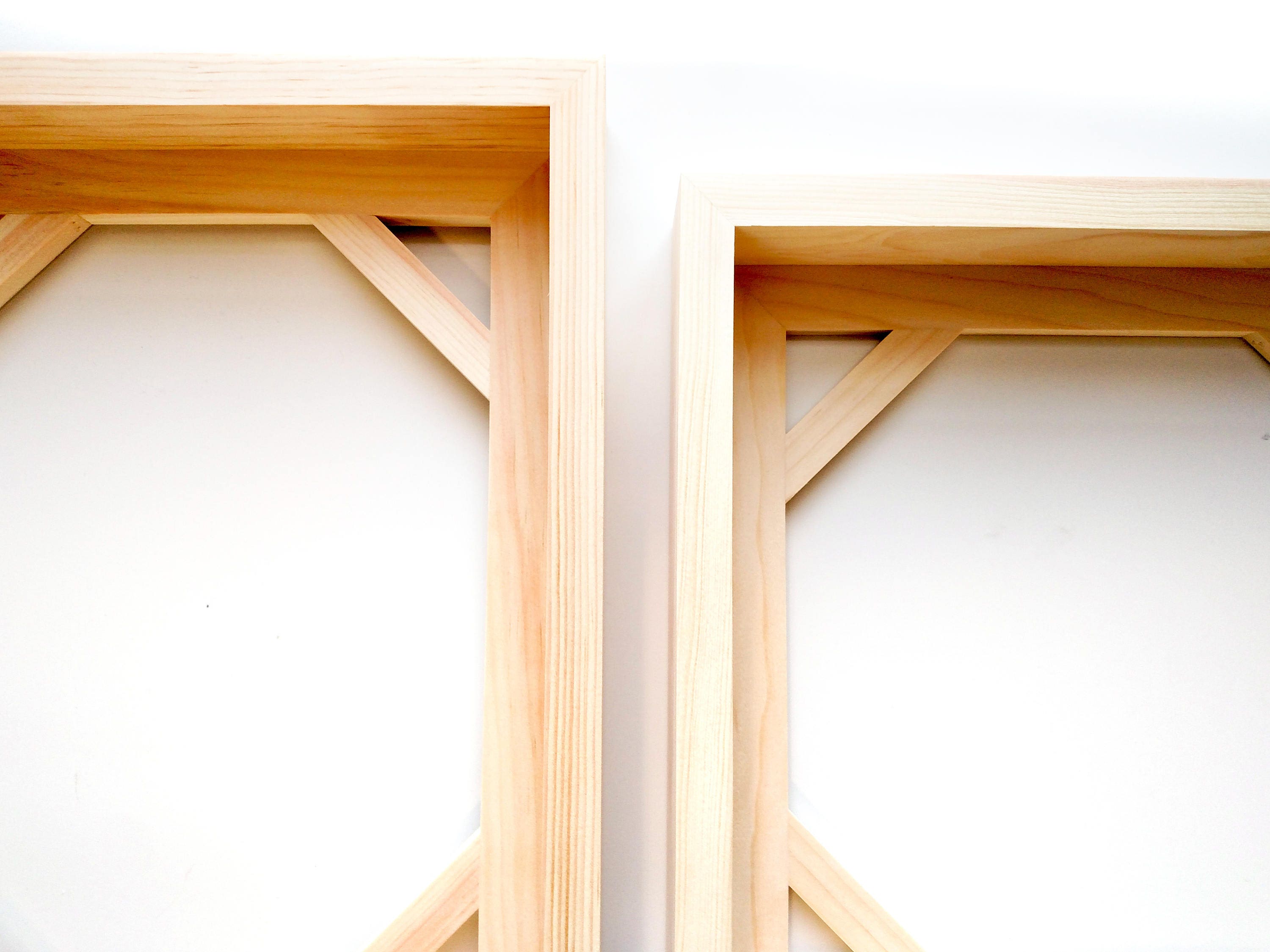 Custom Canvas Frame Unfinished Wood Canvas Frame Wood Frame Etsy