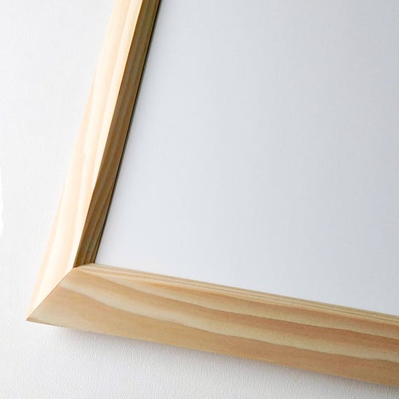 Unfinished Wood Canvas Frame Custom Back Loading Wood Frame Etsy