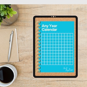 Goodnotes Planner, ipad Planner, Aesthetic Planner, Digital Planner, Aesthetic Retro Planner, Monthly Planner