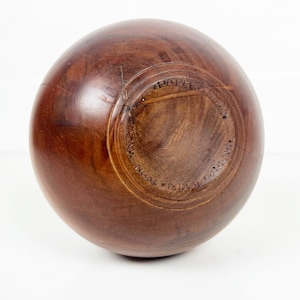 Vintage Kauri Turned Wood Vase image 8