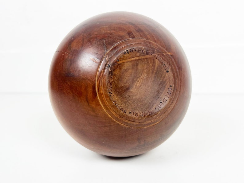 Vintage Kauri Turned Wood Vase image 8