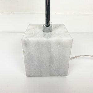 Koch and Lowy Marble Base Chrome Table Lamp image 6