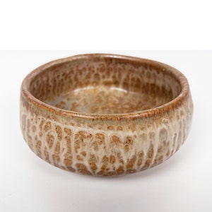 Vintage Ceramic Lava Glaze Stoneware Bowl