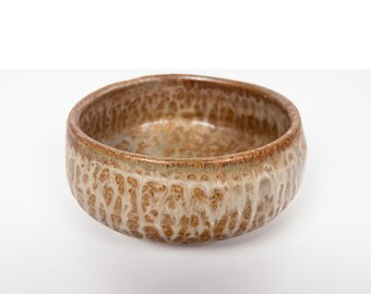 Vintage Ceramic Lava Glaze Stoneware Bowl