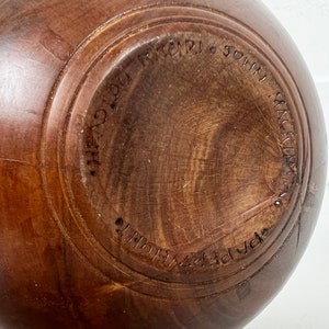 Vintage Kauri Turned Wood Vase image 9