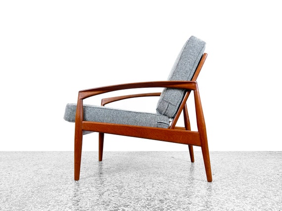 Hovedkvarter større Ruddy Kai Kristiansen 'paper Knife' Lounge Chair in Teak for - Etsy