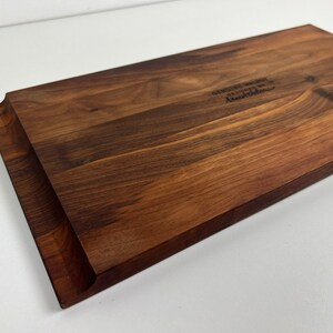 Vintage Walnut and Brass Serving Tray by Ernest Sohn image 10