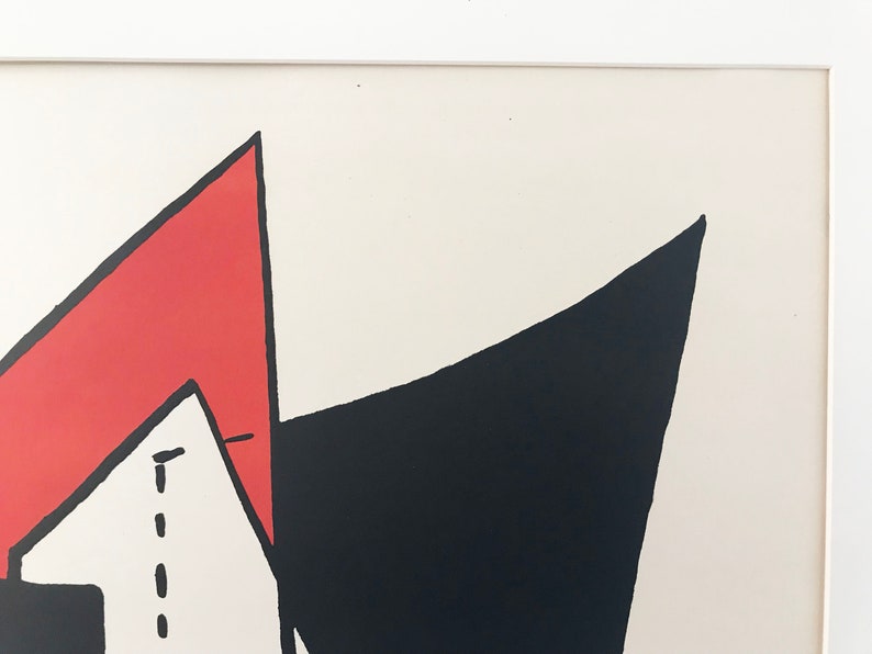 Alexander Calder Stabile II Lithograph for Dèrriere Le Miroir 1976 image 8
