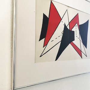 Alexander Calder Stabile II Lithograph for Dèrriere Le Miroir 1976 image 4