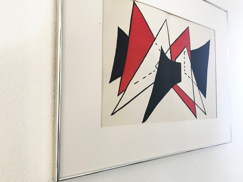 Alexander Calder Stabile II Lithograph for Dèrriere Le Miroir 1976 image 4