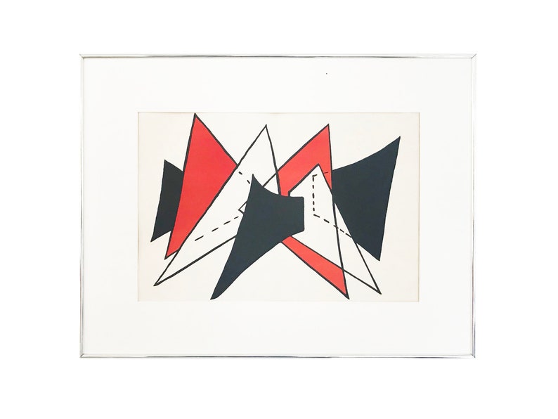 Alexander Calder Stabile II Lithograph for Dèrriere Le Miroir 1976 image 1