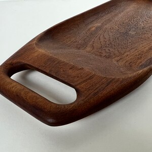 Danish Teak Tray with Handle by Bonniers image 3