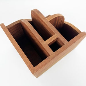 Vintage Danish Teak Desktop Organizer image 10