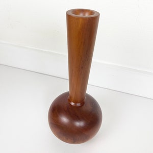 Vintage Kauri Turned Wood Vase image 3