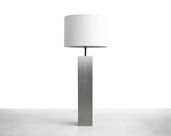 Lámpara de mesa vintage Laurel de aluminio con vigas en I