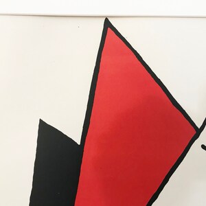 Alexander Calder Stabile II Lithograph for Dèrriere Le Miroir 1976 image 9