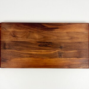 Vintage Walnut and Brass Serving Tray by Ernest Sohn image 9