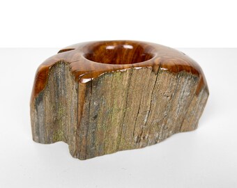 Dixie Wajdic Reclaimed Juniper Wood Candle Holder