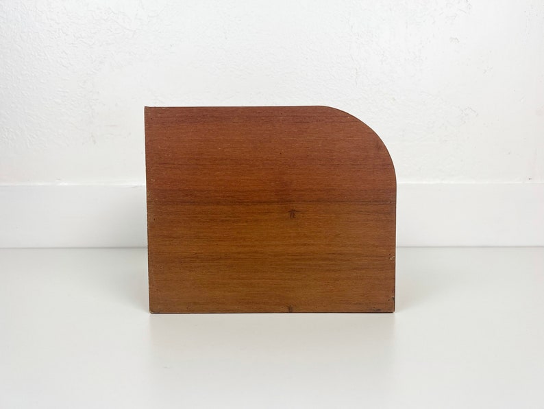 Vintage Danish Teak Desktop Organizer image 4