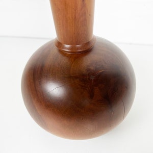 Vintage Kauri Turned Wood Vase image 6