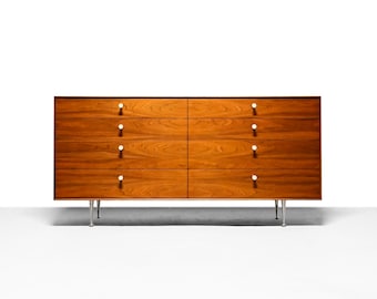 George Nelson Thin Edge 8-Drawer Dresser in Walnut for Herman Miller