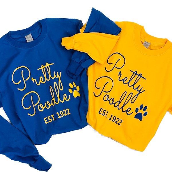 Sorority- Pretty Poodle 1922 Long Sleeve T-shirt