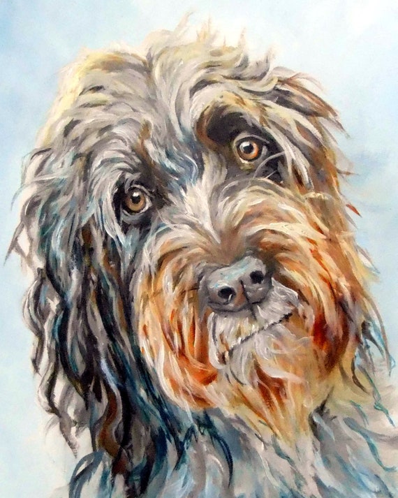 Print Of Wire Haired Pointing Griffon Giclee Art Print From Etsy