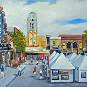 Ann Arbor July, Art show and center of Ann Arbor