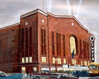 Olympia Aglow, Detroit Red Wings, Velha Detroit, hóquei