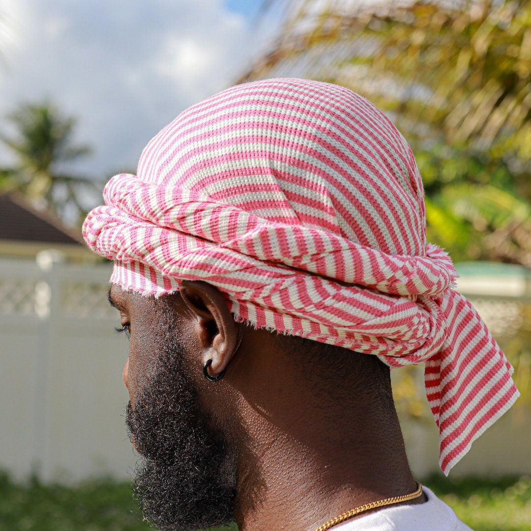 Pink Striped Male Turban -  Sweden