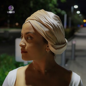 Crème Velours Femmes Turbans