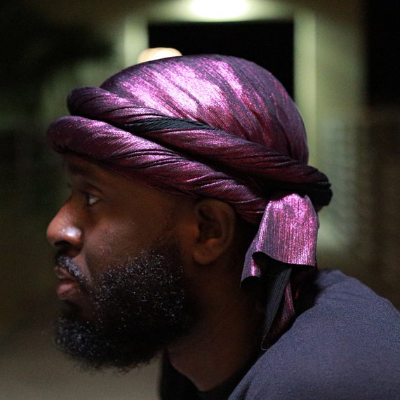 Seven Plated Head Turban Ivory HeavenTurban – Rona Hand Made Turbans main image 4