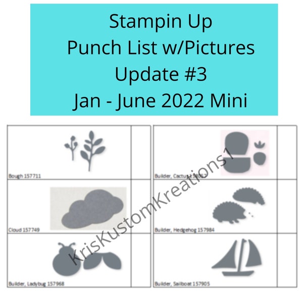 Stampin up Inventory Tracker Etsy