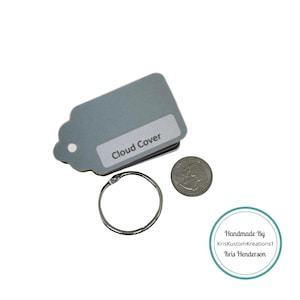 54 Genuine Medium Scallop Tag Stampin Up Paper Cardstock Color Palette Ring Tool Color Swatch Book Sampler Guide Color Coach Cards