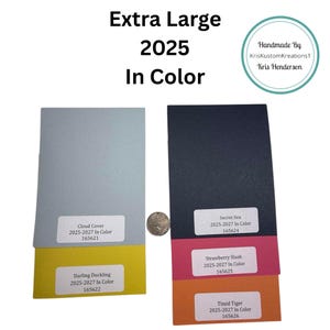 5 véritables très grands 2025-2027 papier Stampin Up papier cartonné livre couleur anneau outil nuancier livre échantillonneur guide couleurs coach cartes