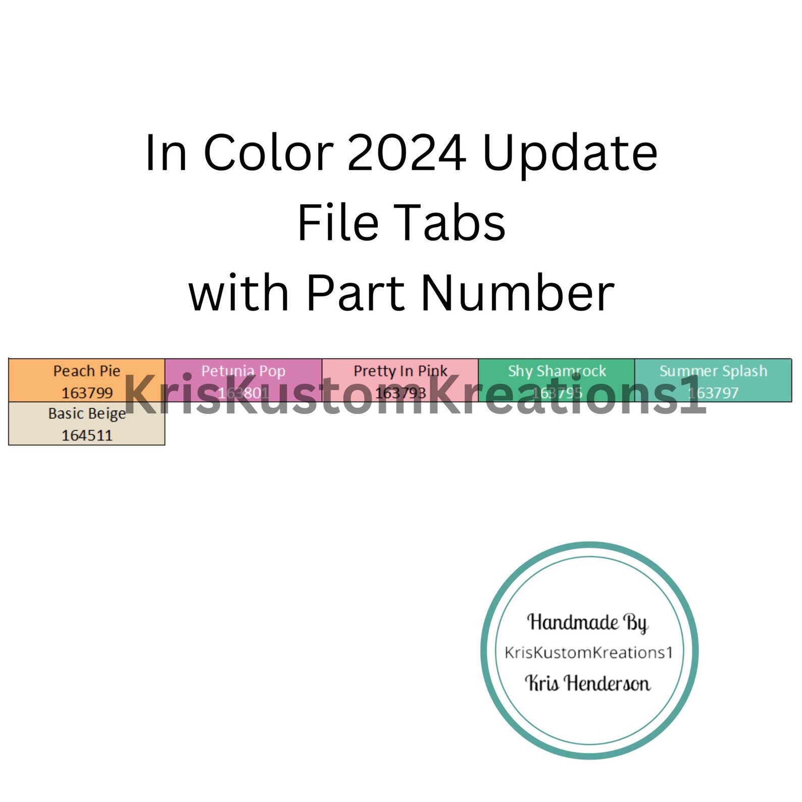 Stampin up Paper Cardstock 2024 - 2026 in Color Tool Hanging Folder ...