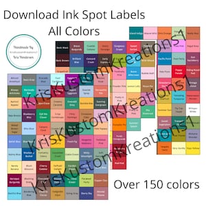 Download over 150 Stampin Up Paper Cardstock Tool Organizer, Card Making, Card Keeper, Ink Spot Labels