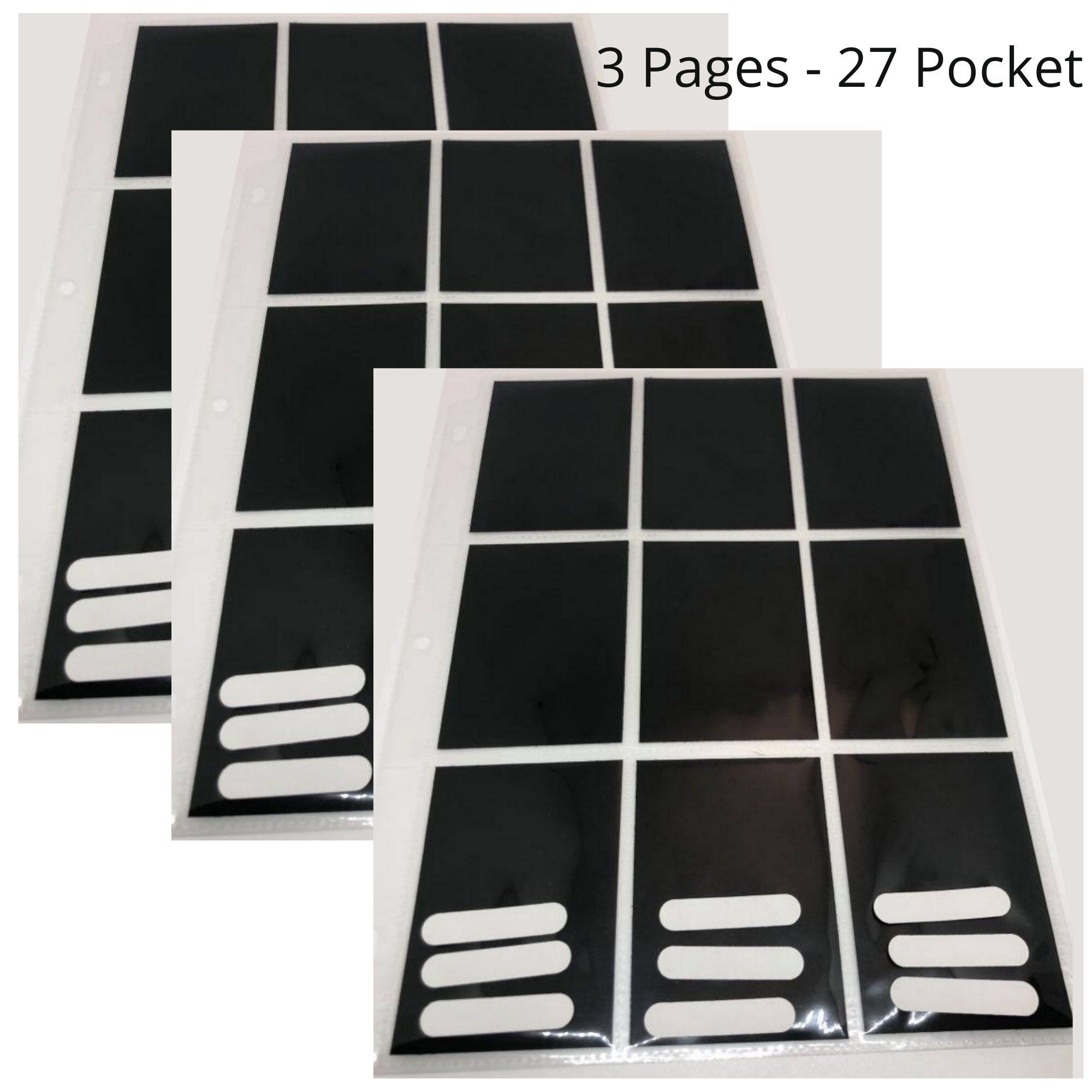 9 Pocket Trading Card Protector Page Stampin up Tool Paper Etsy