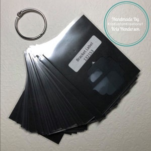 Set maestro de herramientas Stampin Up, cartulina, papel, etiqueta, plantilla Punch Pal, organizador, anillo con número de pieza