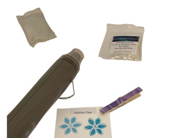 Anti static bag and holders for heat embossing