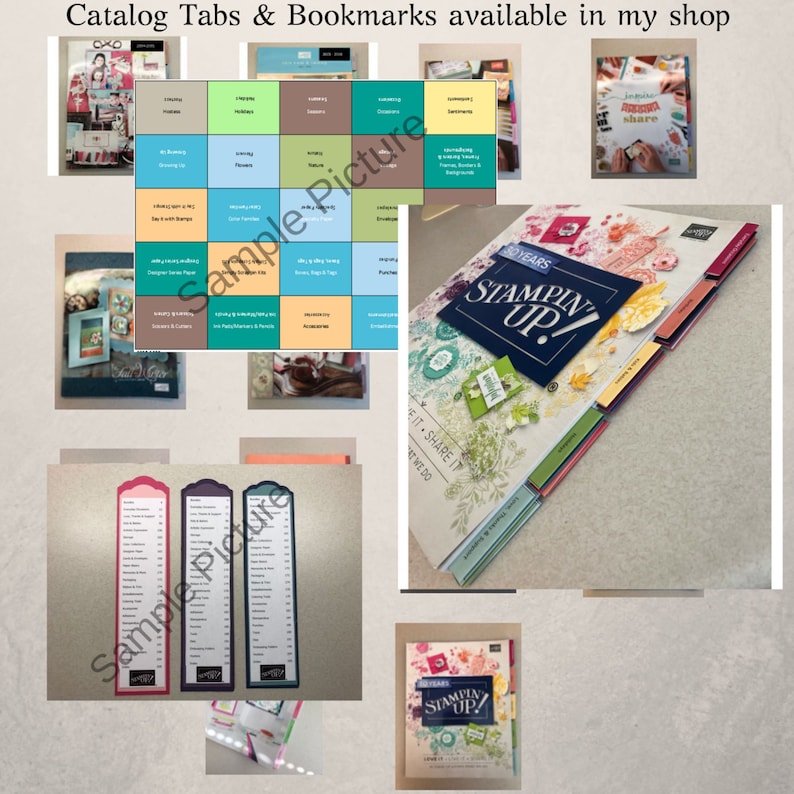 Download 80 Stampin Up Blends Label Collection Paper Cardstock Tool Organizer Card Making