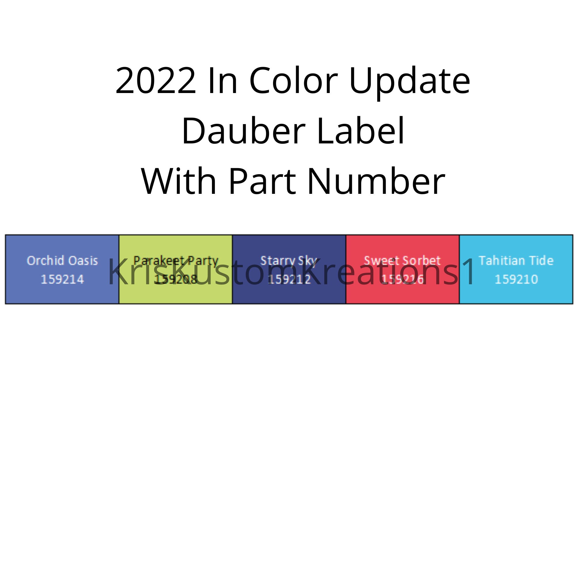 Stampin Up Paper Cardstock Organizer Tool Sponge Dauber Storage Case Chart  Color