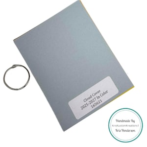 54 Genuine Extra Large Stampin Up Paper Cardstock Sample Swatch Book, Color Palette Ring Tool, Color Guide, Color Coach Cards