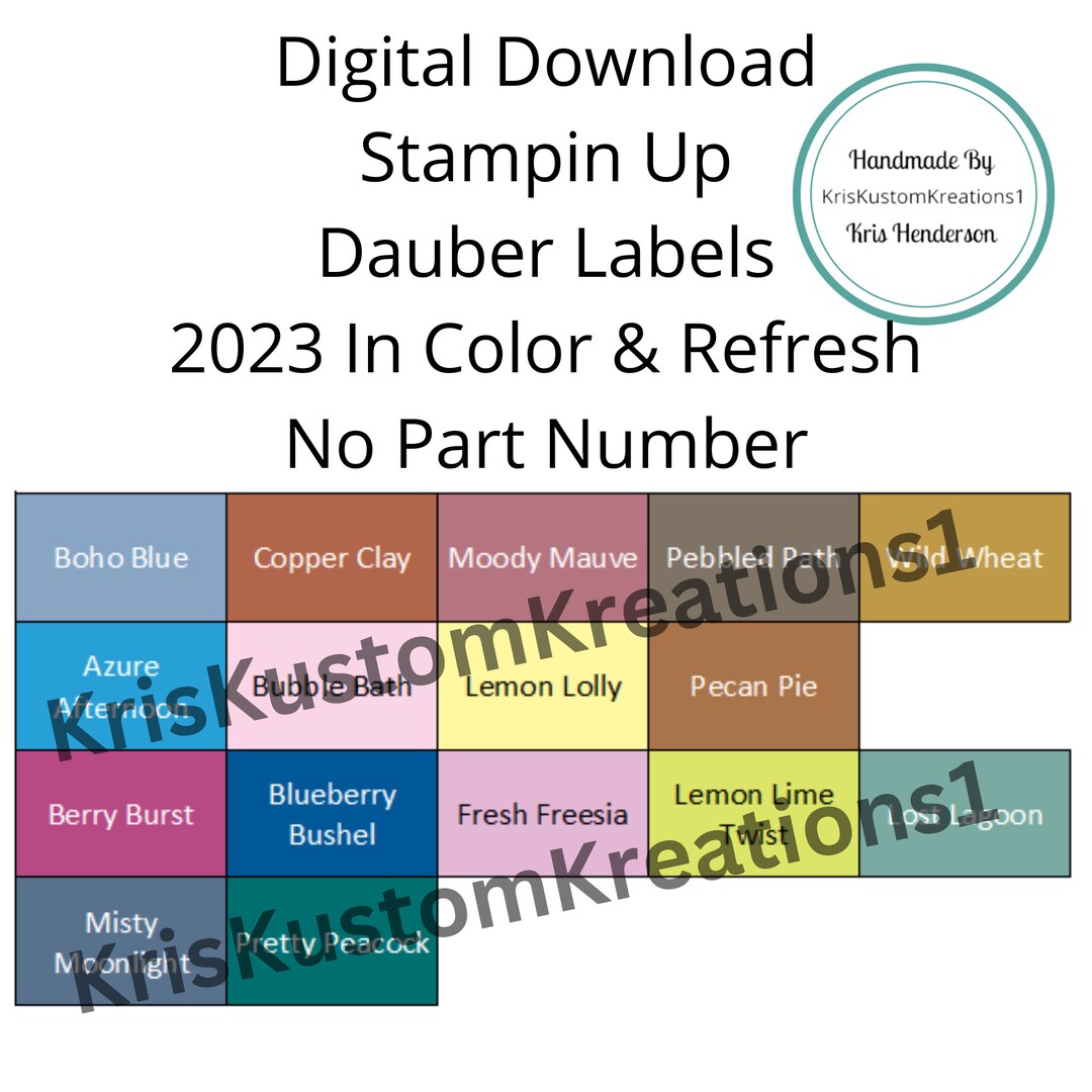 Stampin up Paper Cardstock 2023 - 2025 in Color, New and Returning Tool ...