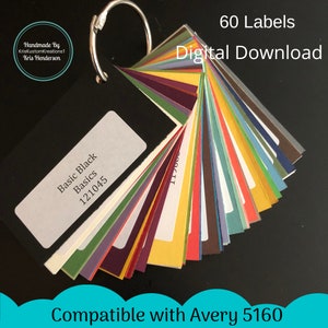Download 60 Stampin Up Paper Cardstock Reference Sampler Ring Tool Swatch Sampler Label Collection